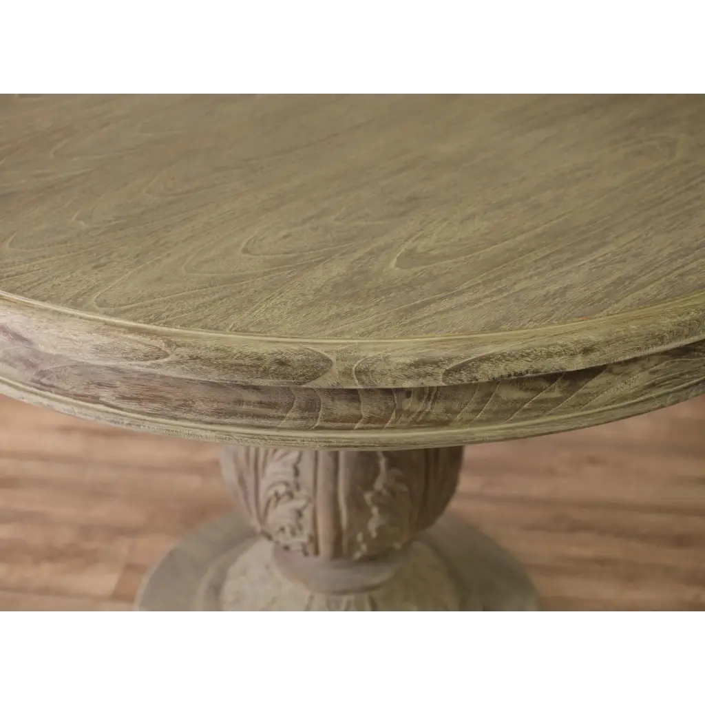 Round Pedestal Acorn Dining Table 120cm