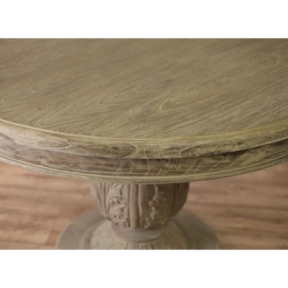 Round Pedestal Acorn Dining Table 120cm