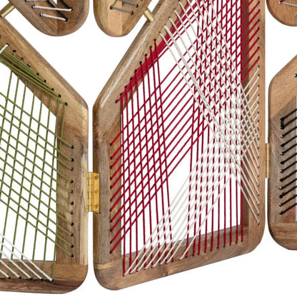 Triangular Colourful Cord Room Divider